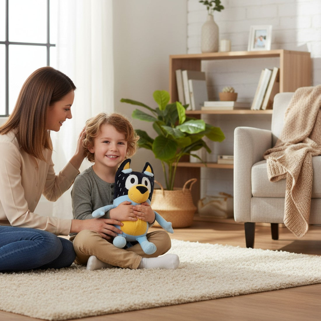 Peluche Bluey – Bandit tutto morbido