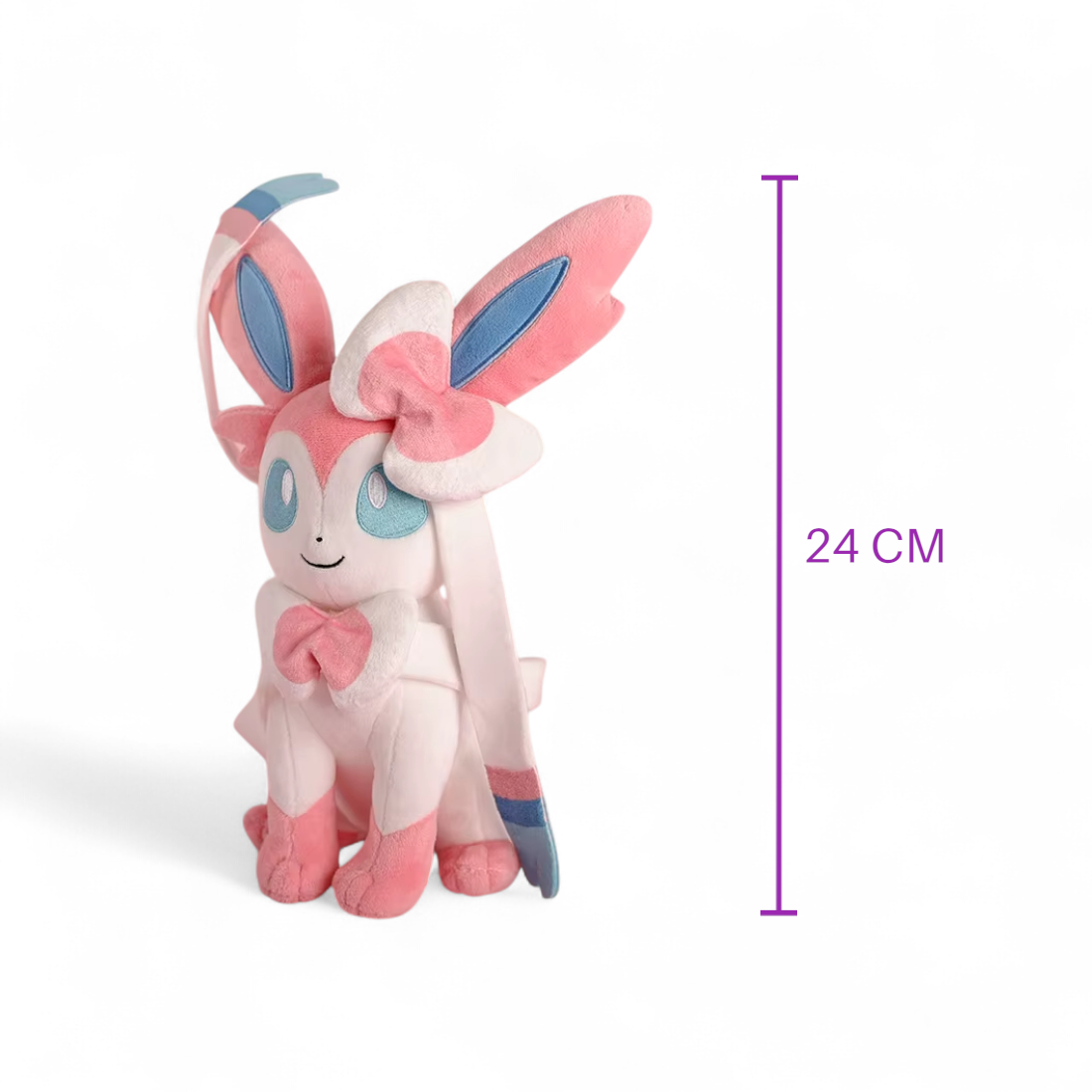 Peluche Pokémon – Sylveon rosa e blu
