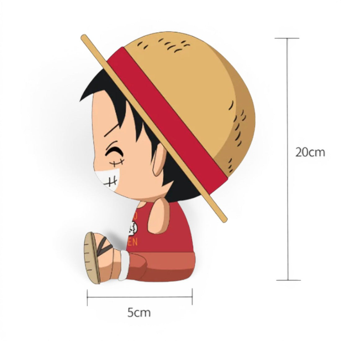 Peluche One Piece - Luffy sorridente