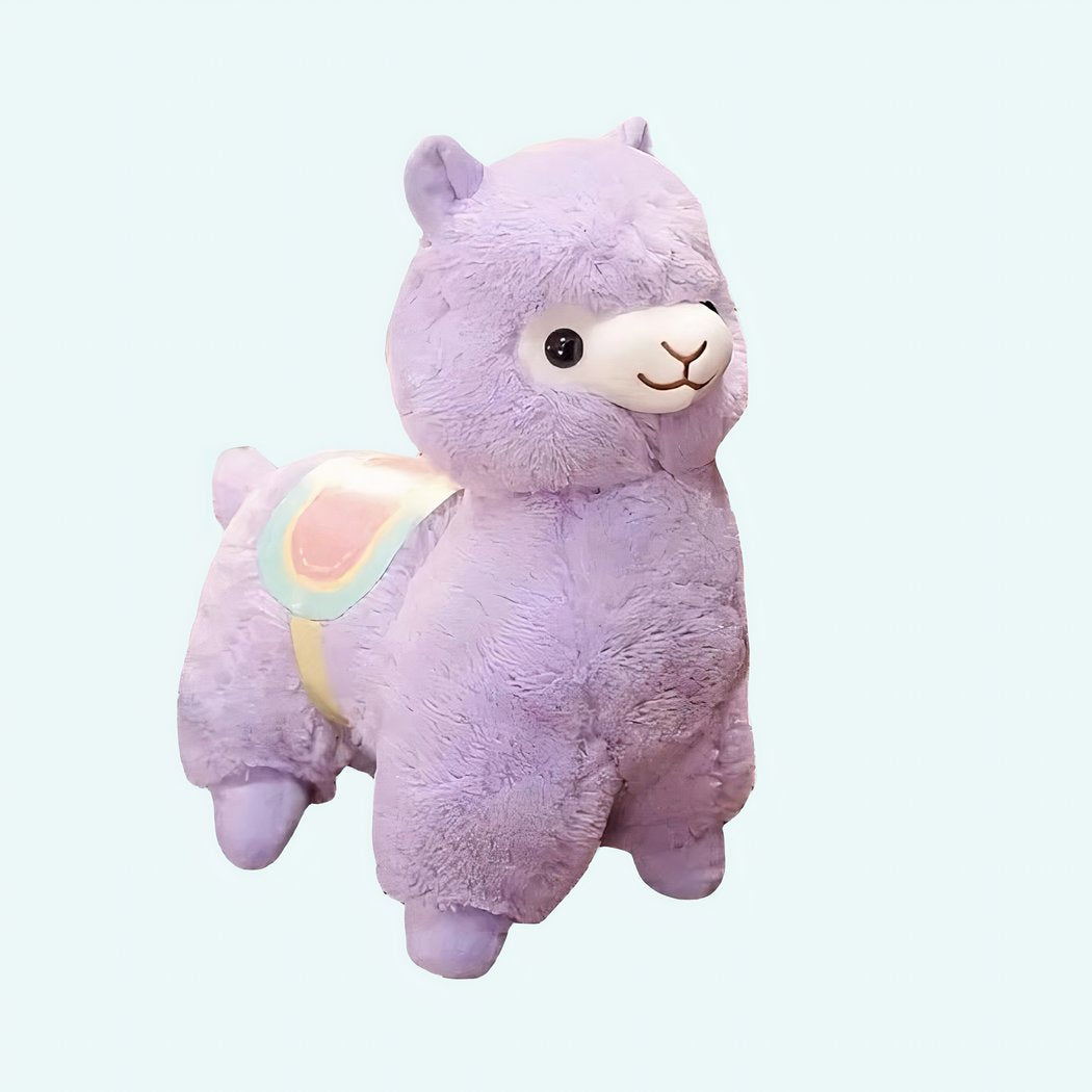 Peluche Lama Rosa Arcobaleno 35cm