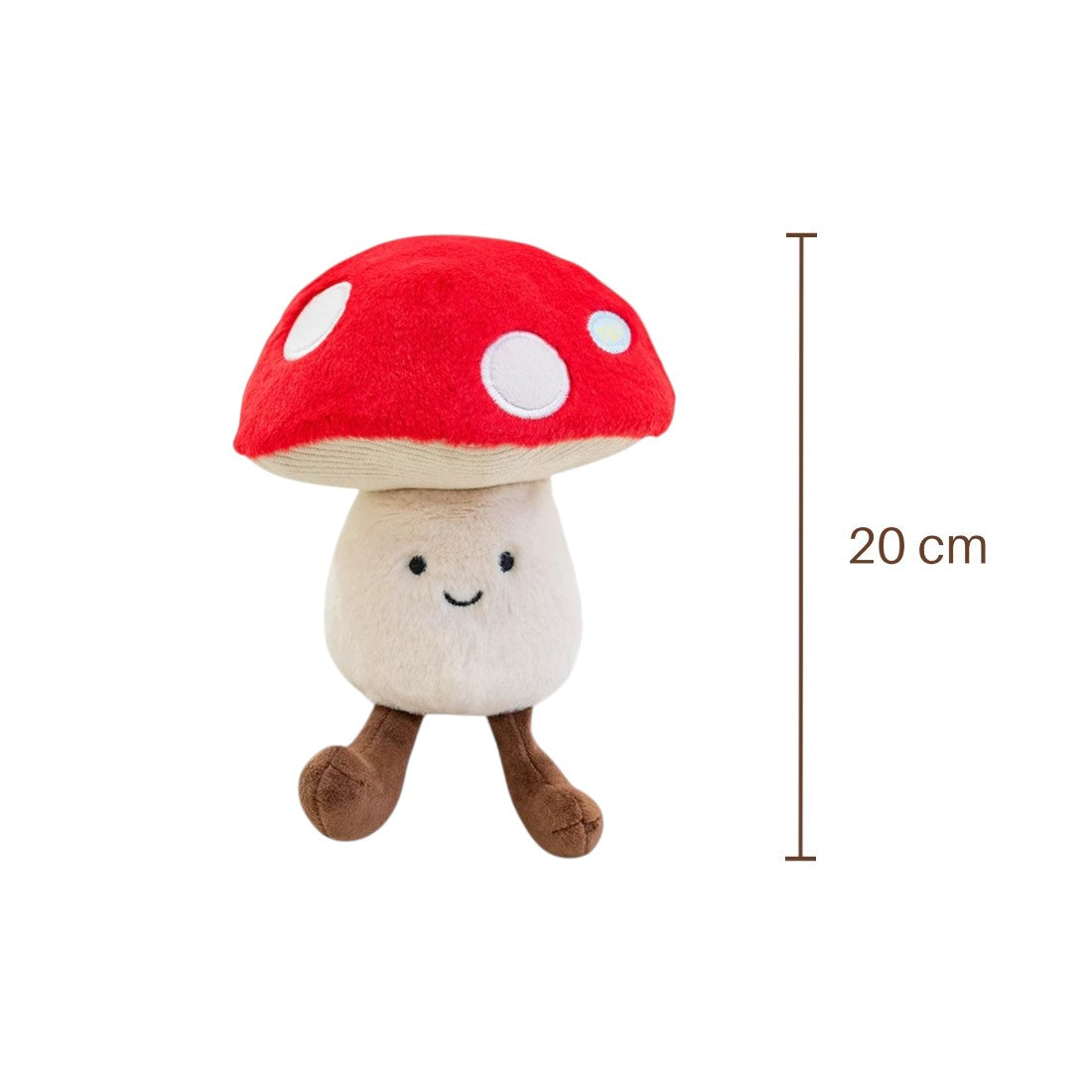 Peluche verdura kawaii fungo affascinante