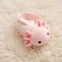Cuscino Peluche Axolotl Rosa - dettaglio materiale