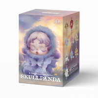 Blind Box Peluche Skullpanda Tema Floreale - Sfondo bianco frontale