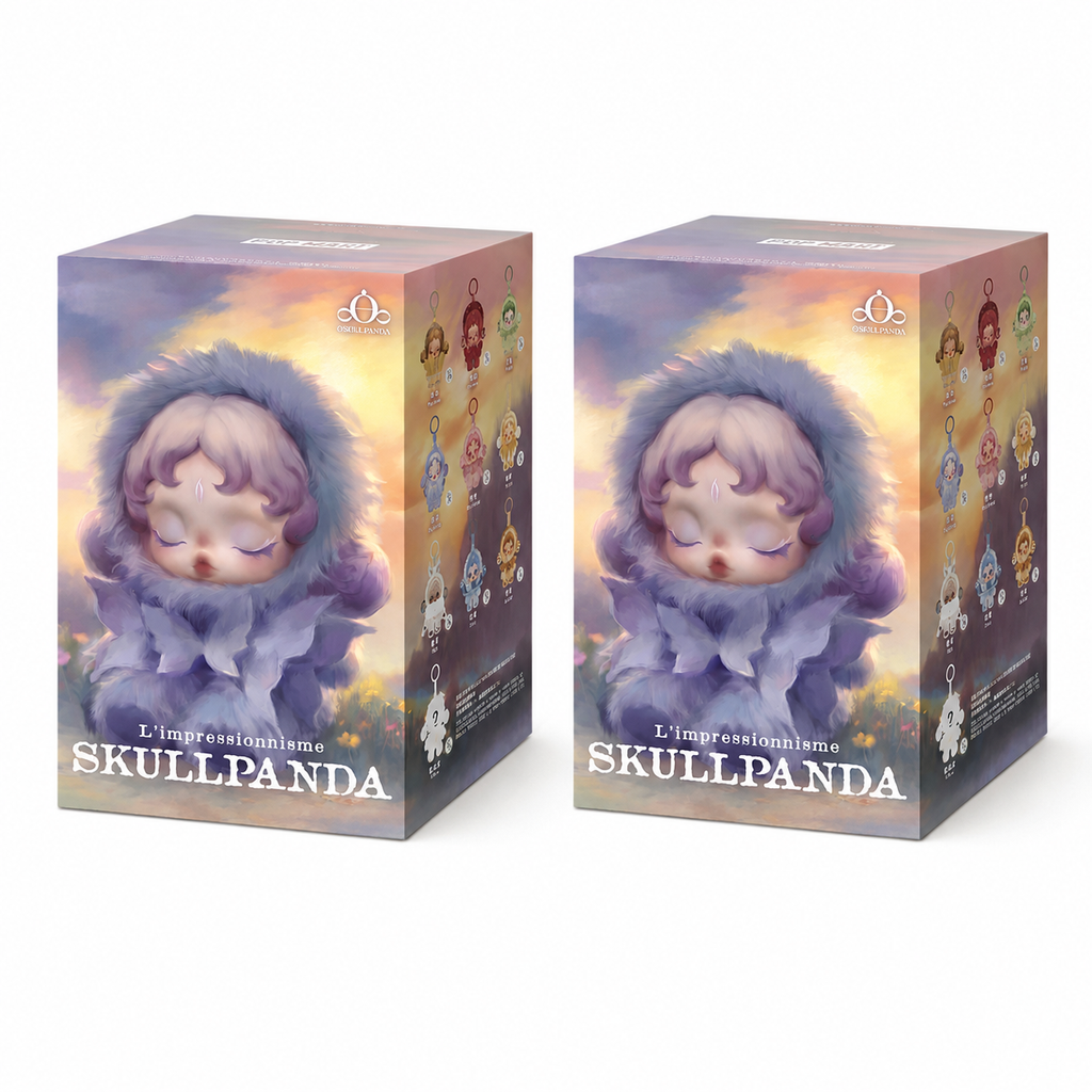 Blind Box Peluche Skullpanda Tema Floreale - Confezione da 2