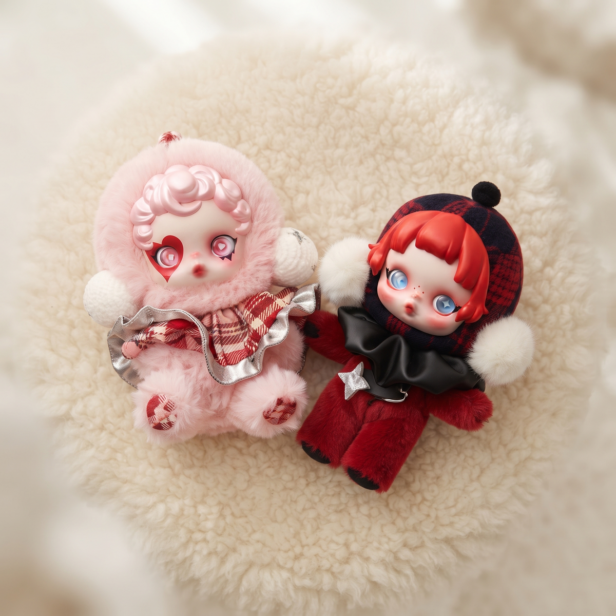 Blind Box Peluche Skullpanda Winter Symphony - Dettaglio del materiale