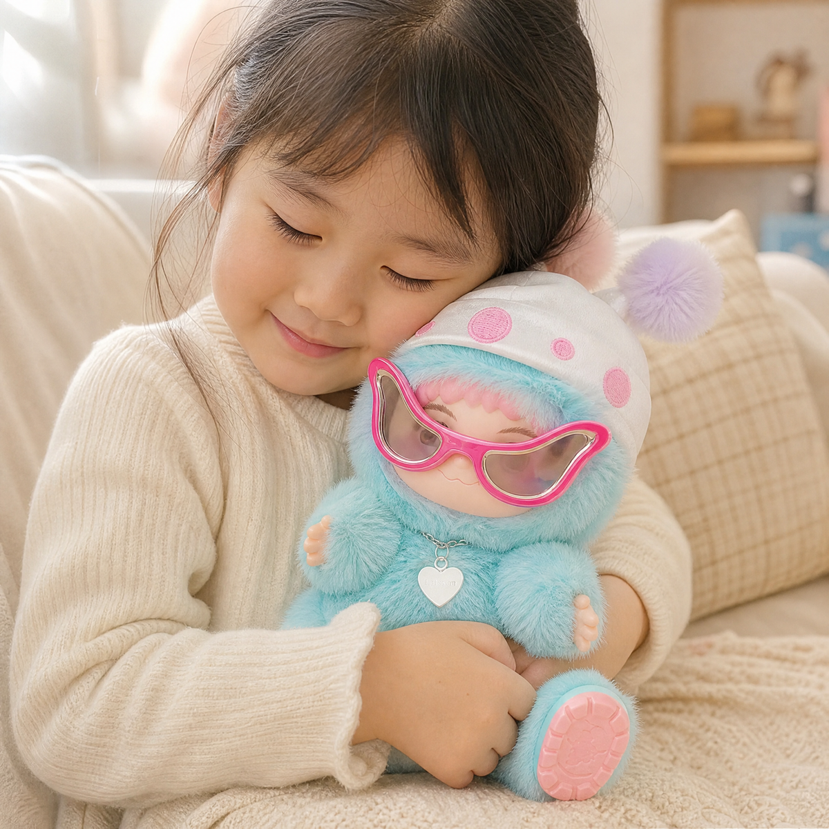 Blind Box Peluche Wakuku Fuzzy Fun Party - Utilizzo cosy in interno