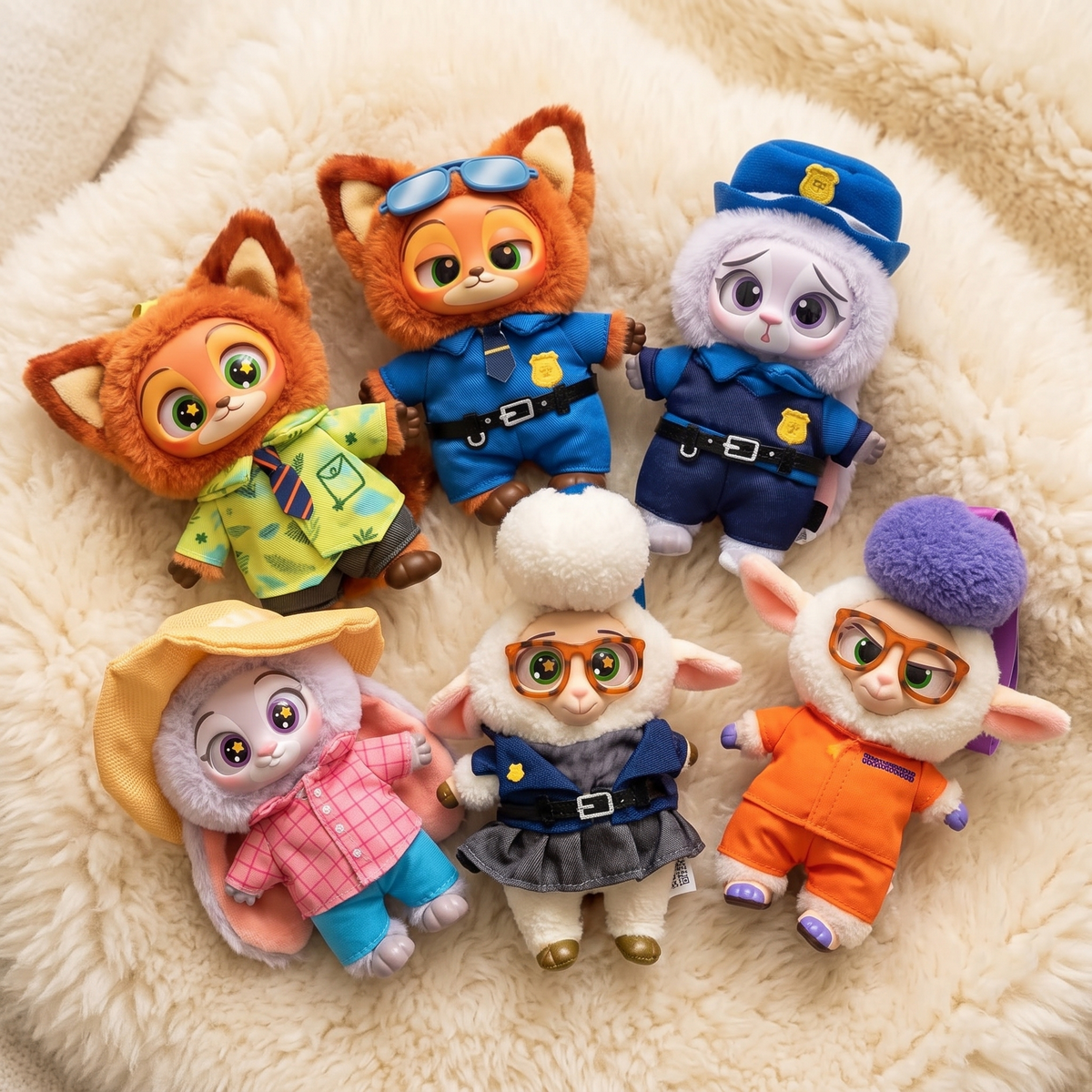 Blind Box Zootropolis Personaggi da Collezione - Dettaglio materiale