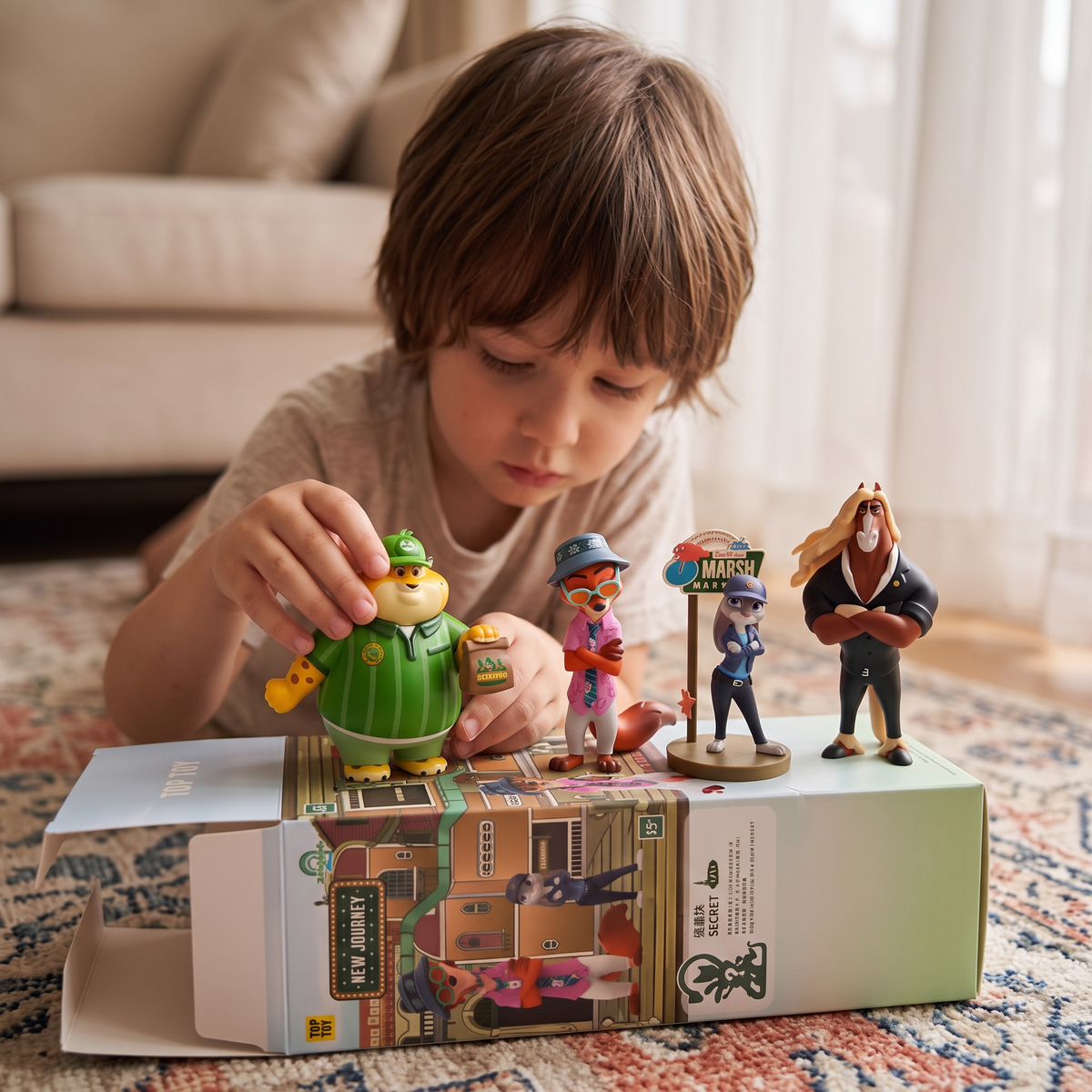 Blind Box Zootropolis Judy & Nick New Journey - Utilizzo cosy in interno
