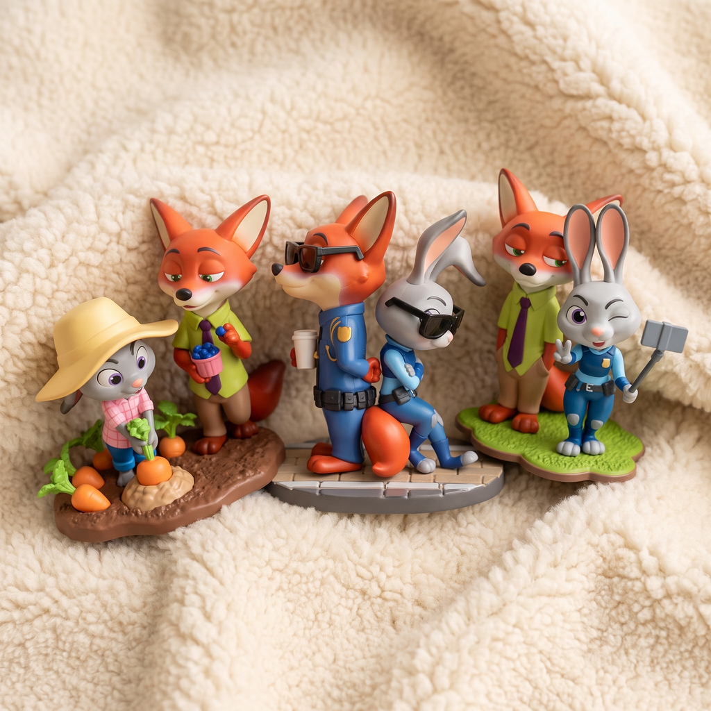 Blind Box Zootropolis Judy e Nick - Dettaglio del materiale