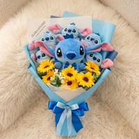 Bouquet Peluche Stitch con Fiori - Dettaglio del materiale