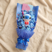 Bouquet di peluche Stitch I Love You - dettaglio del materiale