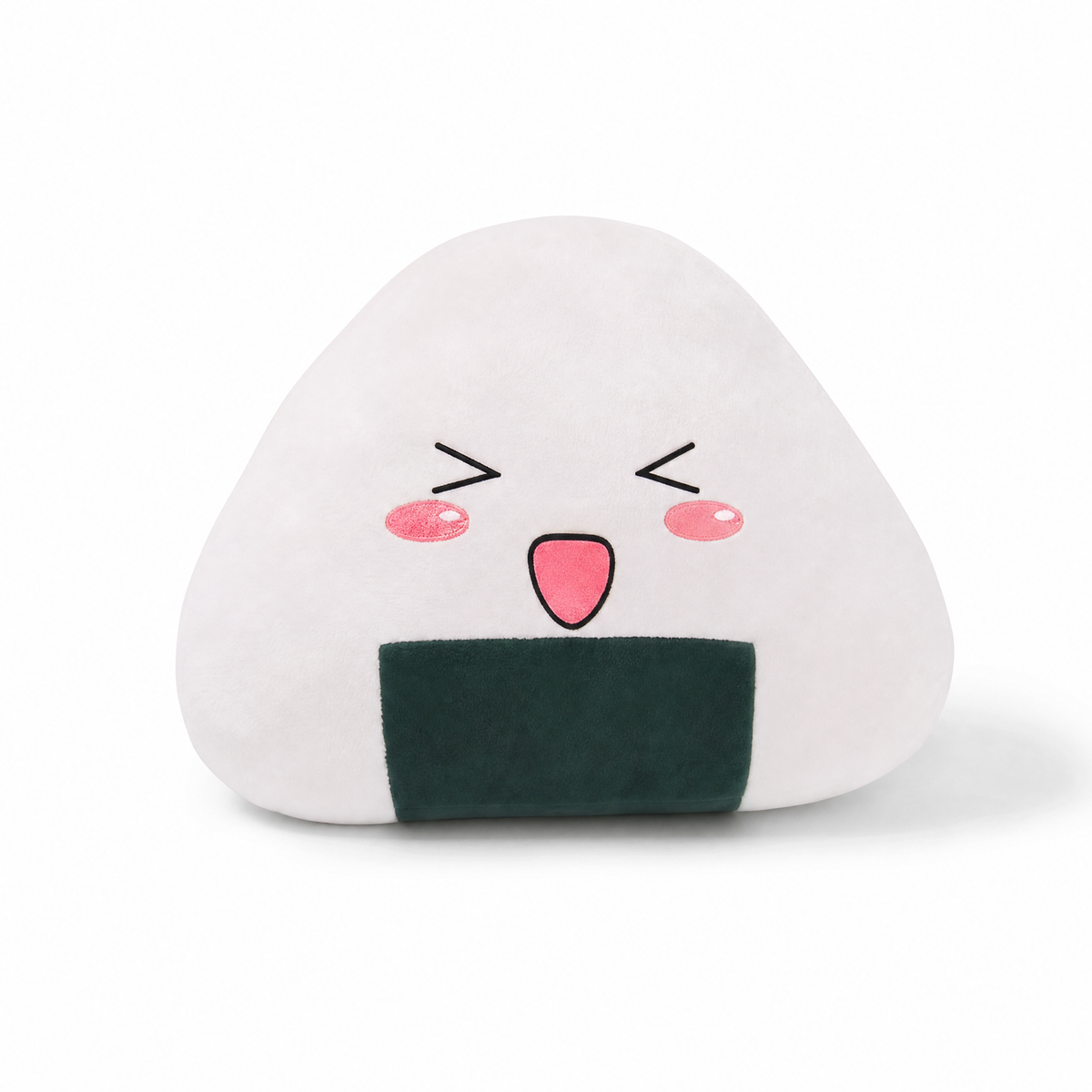 Cuscino Sushi Kawaii Onigiri - sfondo bianco frontale