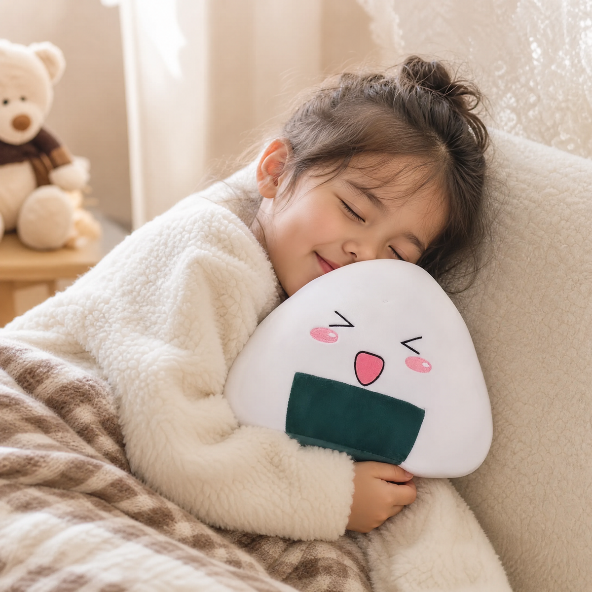 Cuscino Sushi Kawaii Onigiri - Utilizzo cosy in casa