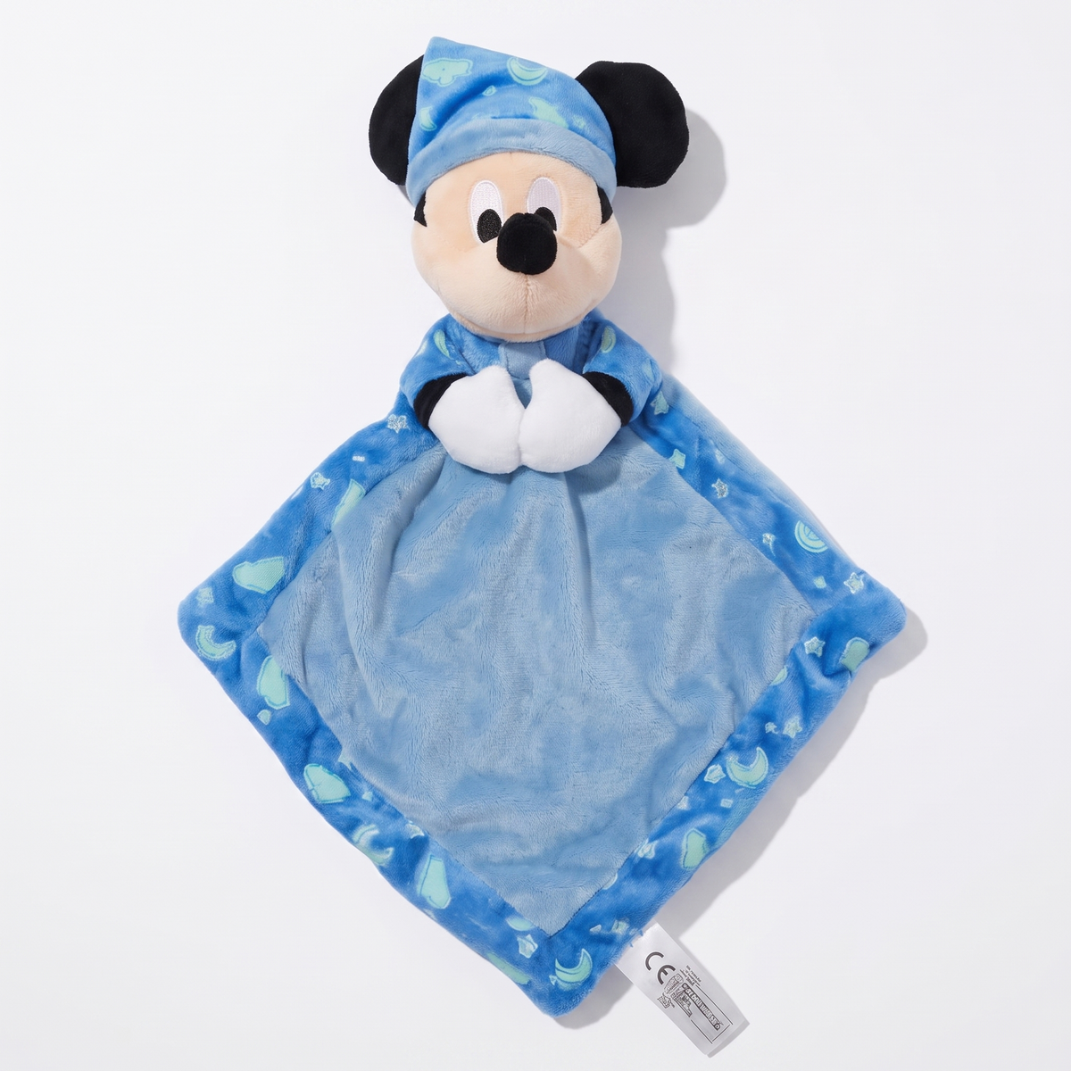 Doudou Topolino berretto da notte con anello - Sfondo bianco frontale