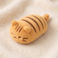 Peluche Gatto Tigrato Arancione - Dettaglio del materiale