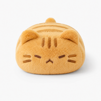 Peluche Gatto Tigrato Arancione - Sfondo bianco frontale