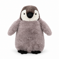Kuscheliger Pinguin als Schlafkissen - Sfondo bianco frontale