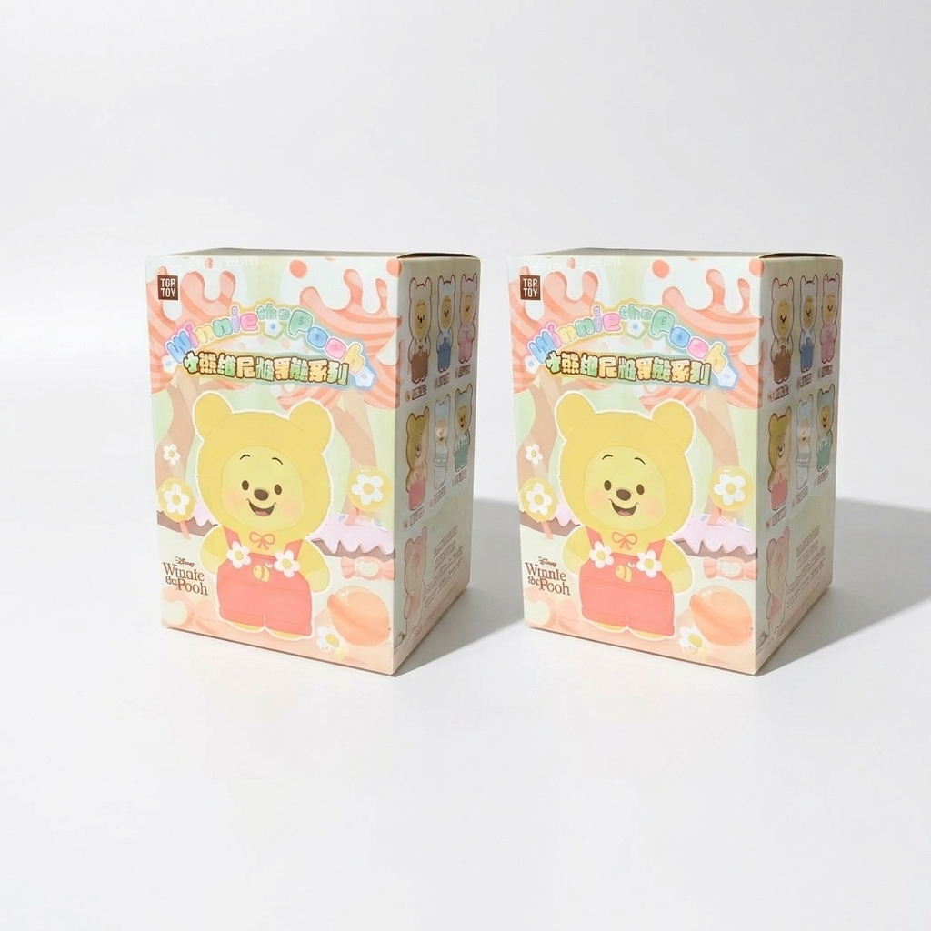 Labubu Peluche Winnie the Pooh Scatola Misteriosa 16 cm - 2