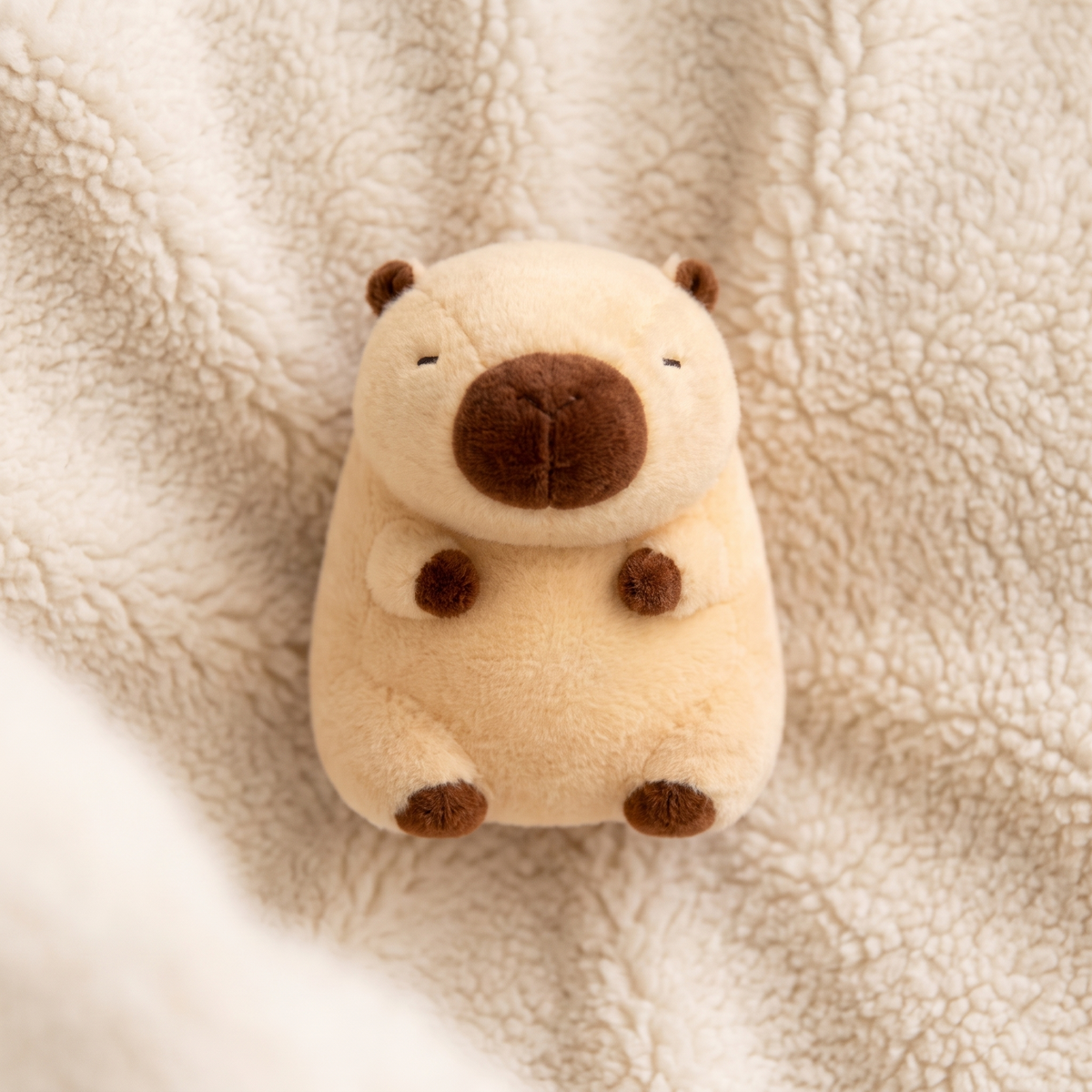 Peluche Luce Notturna Capibara Luminoso - Dettaglio materiale