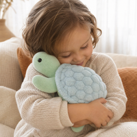 Peluche Tartaruga Marina Realistica Verde Chiaro - Utilizzo cosy in interni