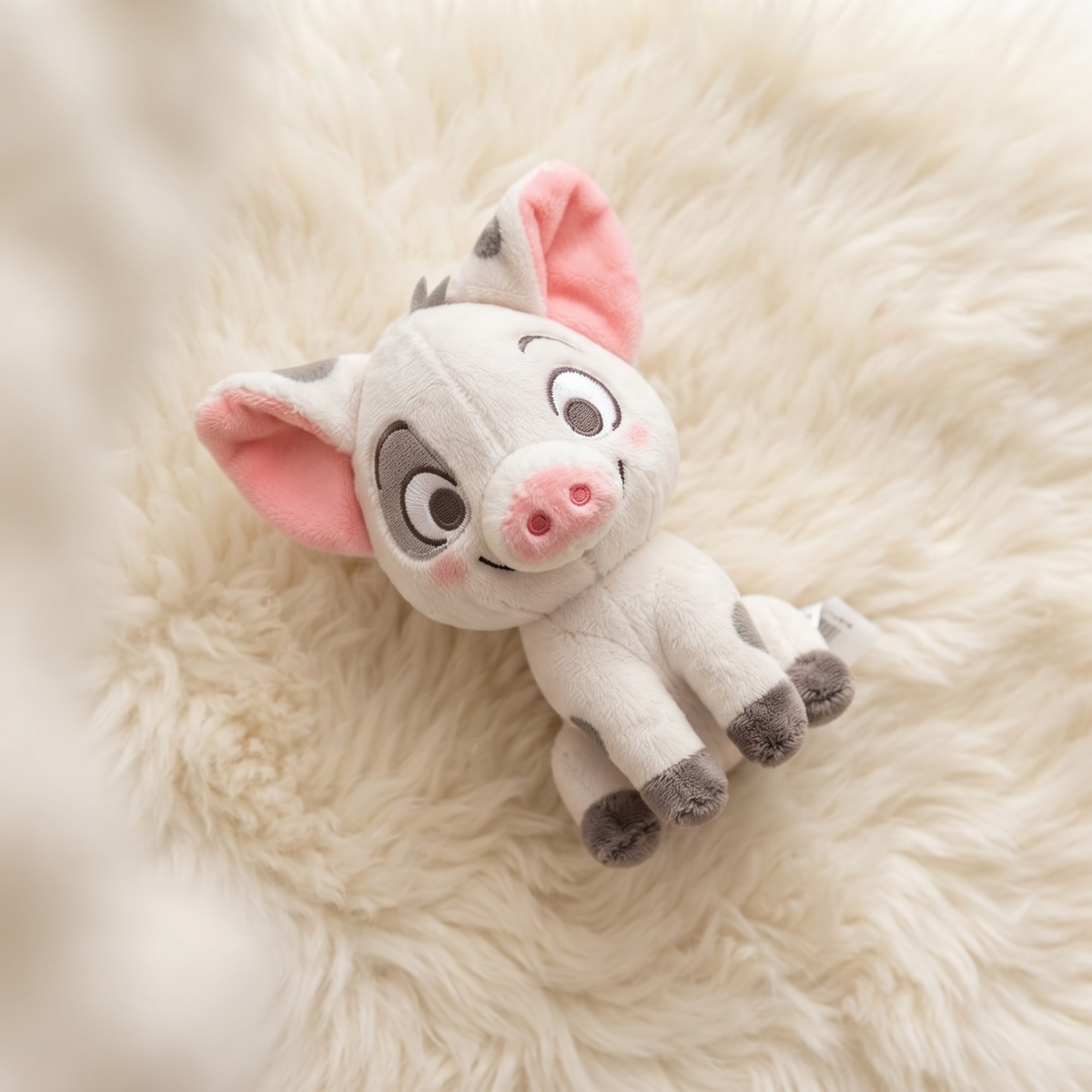 Peluche Magnetico da Spalla Maialino Pua Disney - Dettaglio del materiale