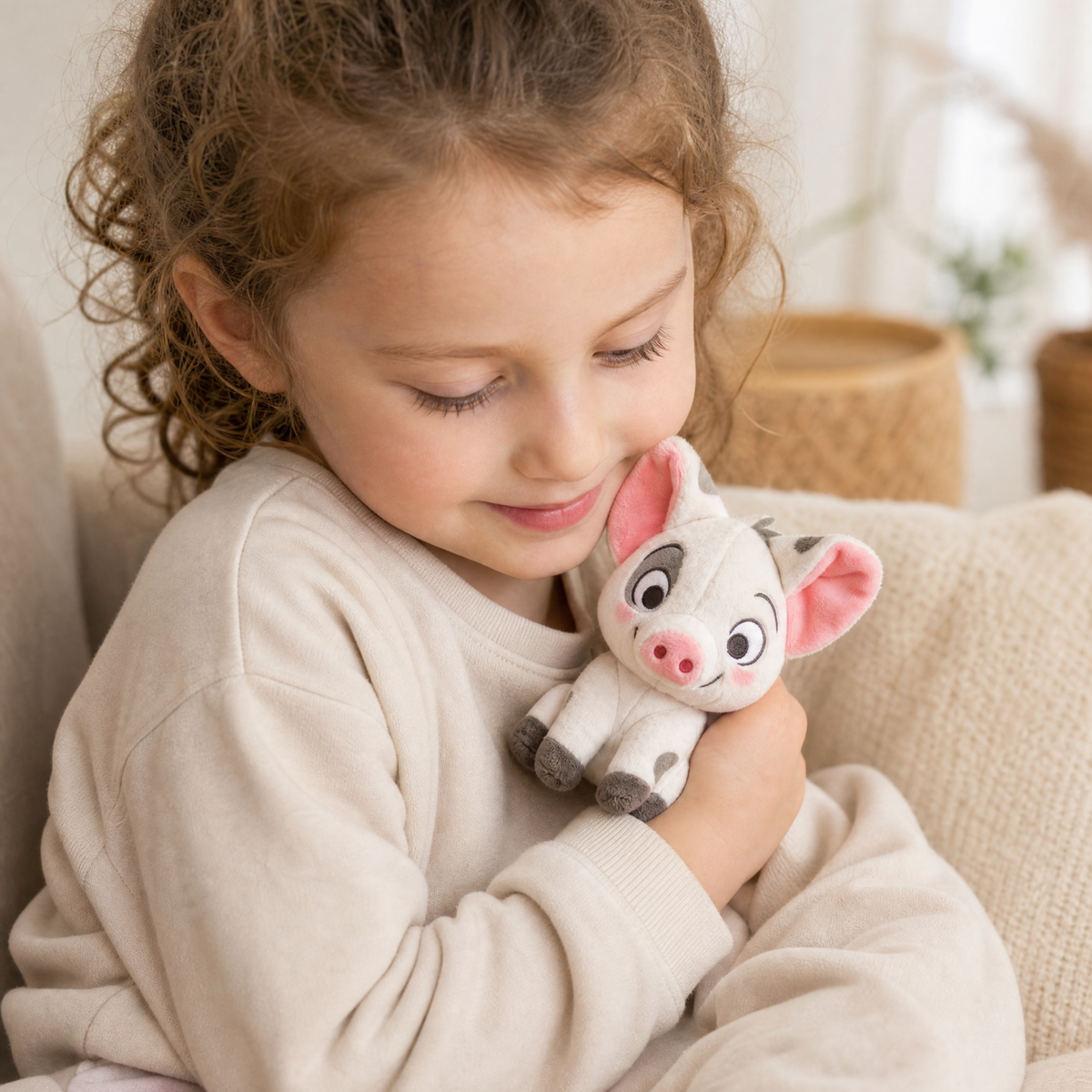 Peluche Magnetico da Spalla Maialino Pua Disney - Utilizzo accogliente in interni