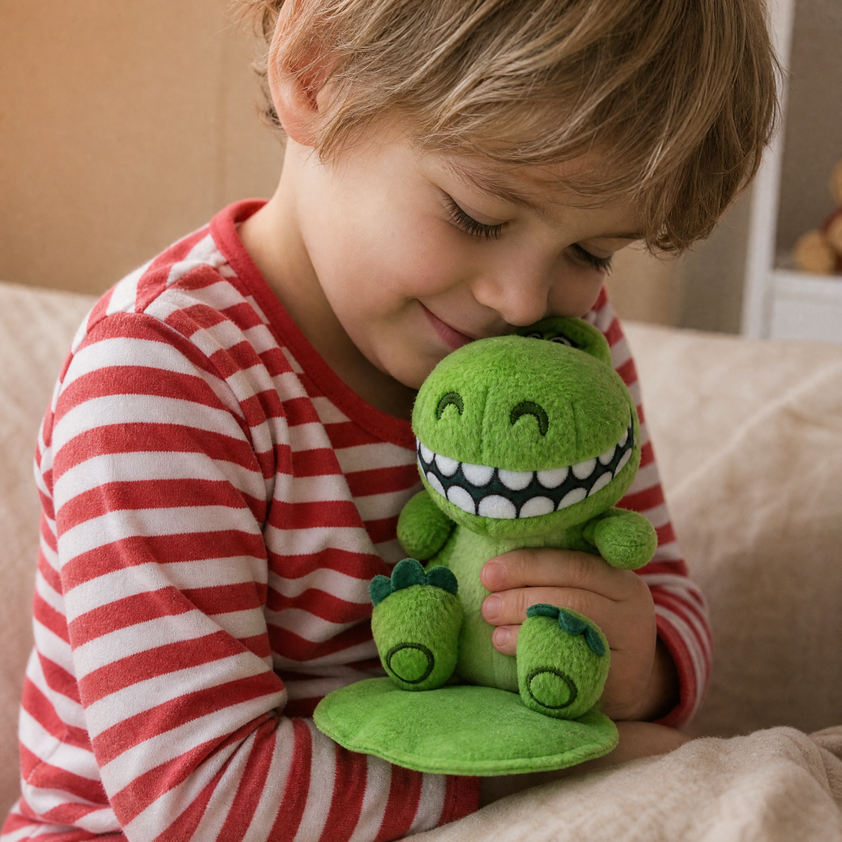 Peluche Magnetico da Spalla Rex Toy Story - Utilizzo accogliente in interni