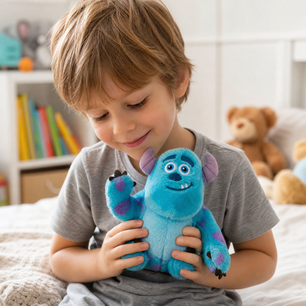 Peluche Magnetico da Spalla Sulley Monsters &amp; Co. - Utilizzo accogliente in interni