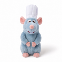 Peluche Magnetico Rémy Ratatouille - Sfondo bianco frontale