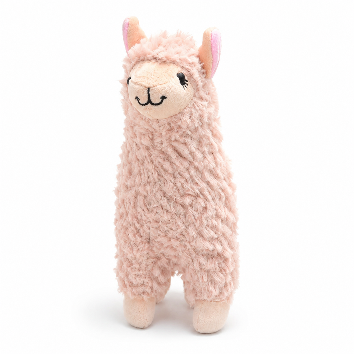 Peluche Alpaca a Pelo Lungo Riccio - Rosa