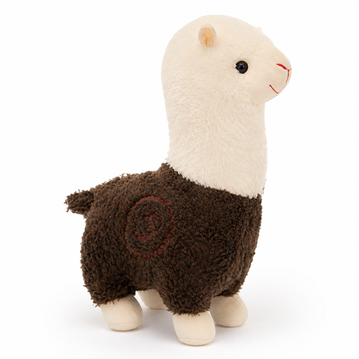 Peluche Alpaca Rosso 28cm Coccoloso - Marrone