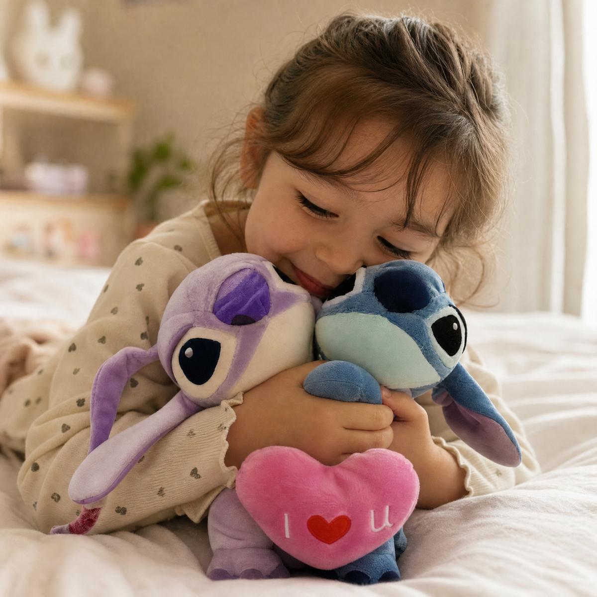 Peluche Angel Stitch Duo Innamorati - Utilizzo cosy interno