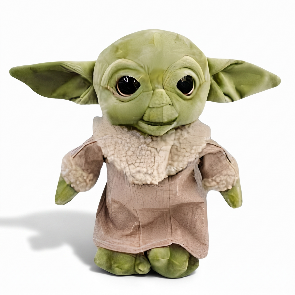 Peluche Baby Yoda con Mantello - Sfondo bianco frontale