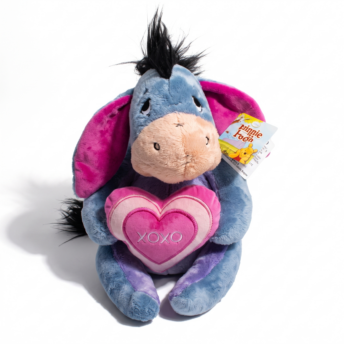 Peluche Ih-Oh Disney cuore XOXO - sfondo bianco frontale