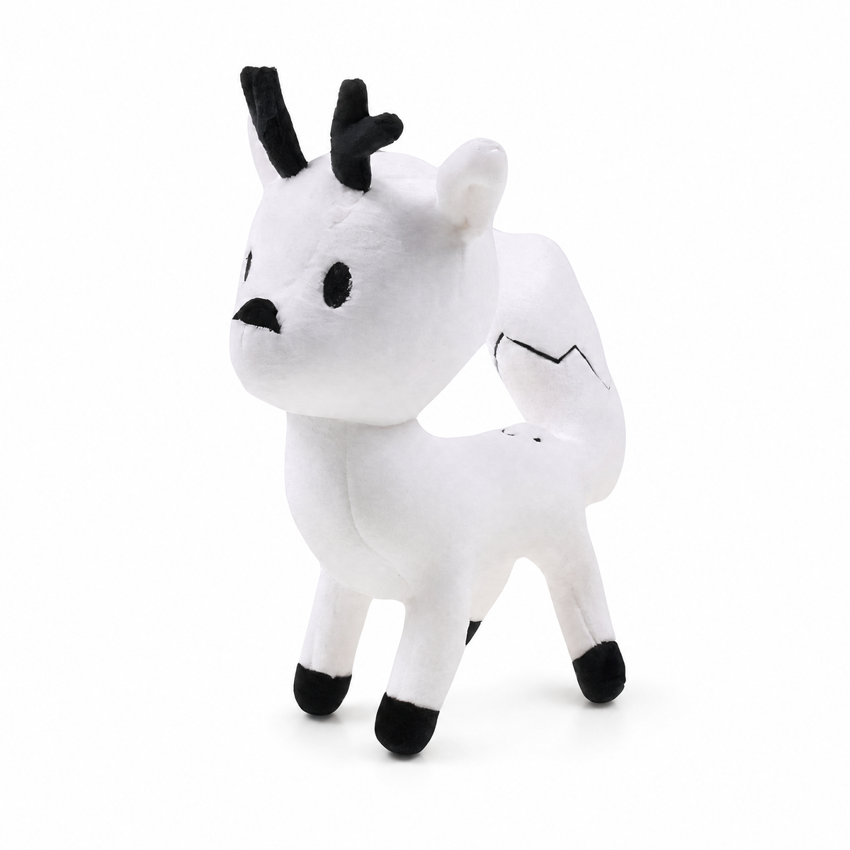 Peluche cervo bianco Hilda 21cm - Sfondo bianco frontale