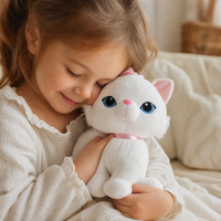 Peluche Gattino Bianco dagli Occhi Blu - Utilizzo cosy in interno