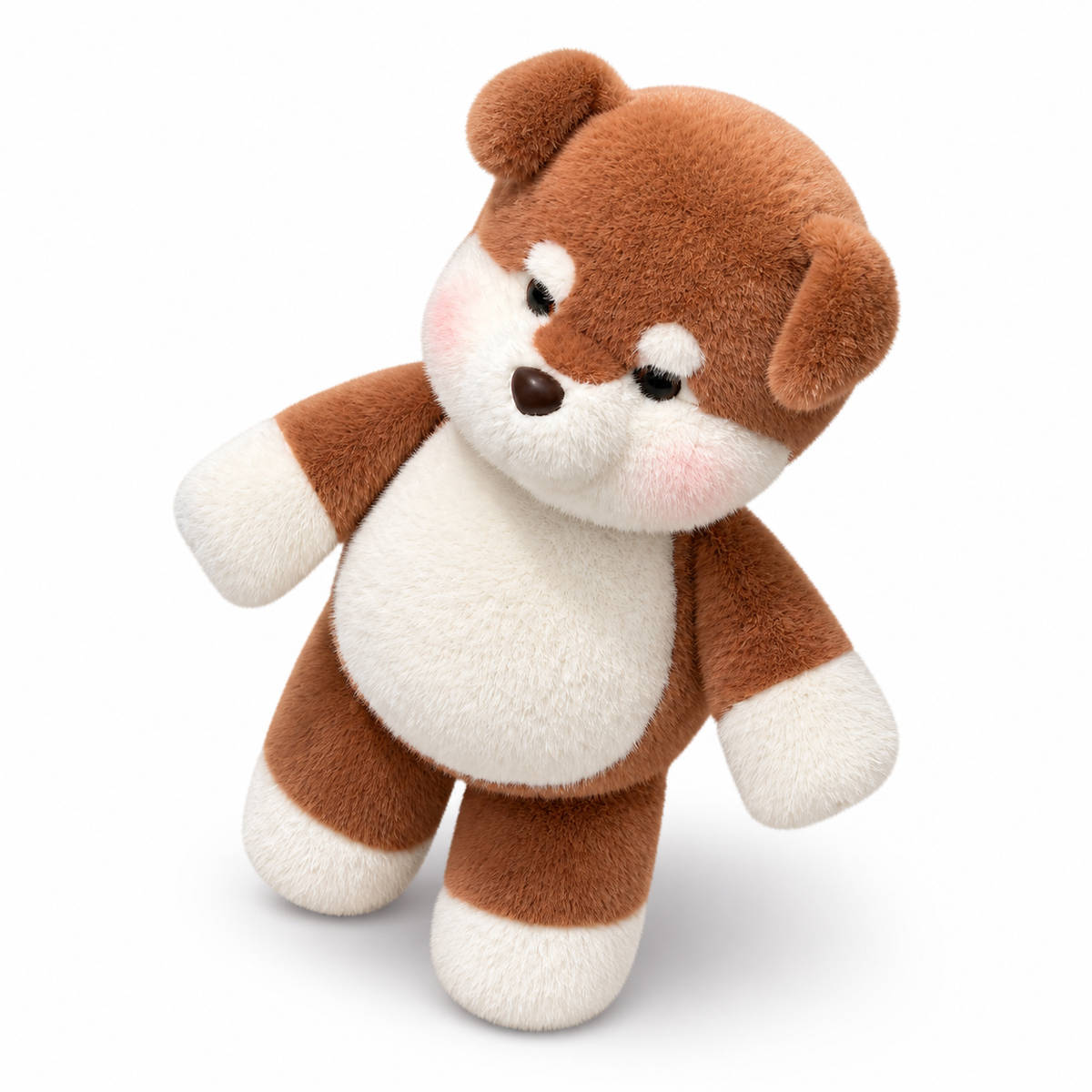 Peluche Cane che Corre Interattivo - 45 cm / Marrone · 60 cm / Marrone