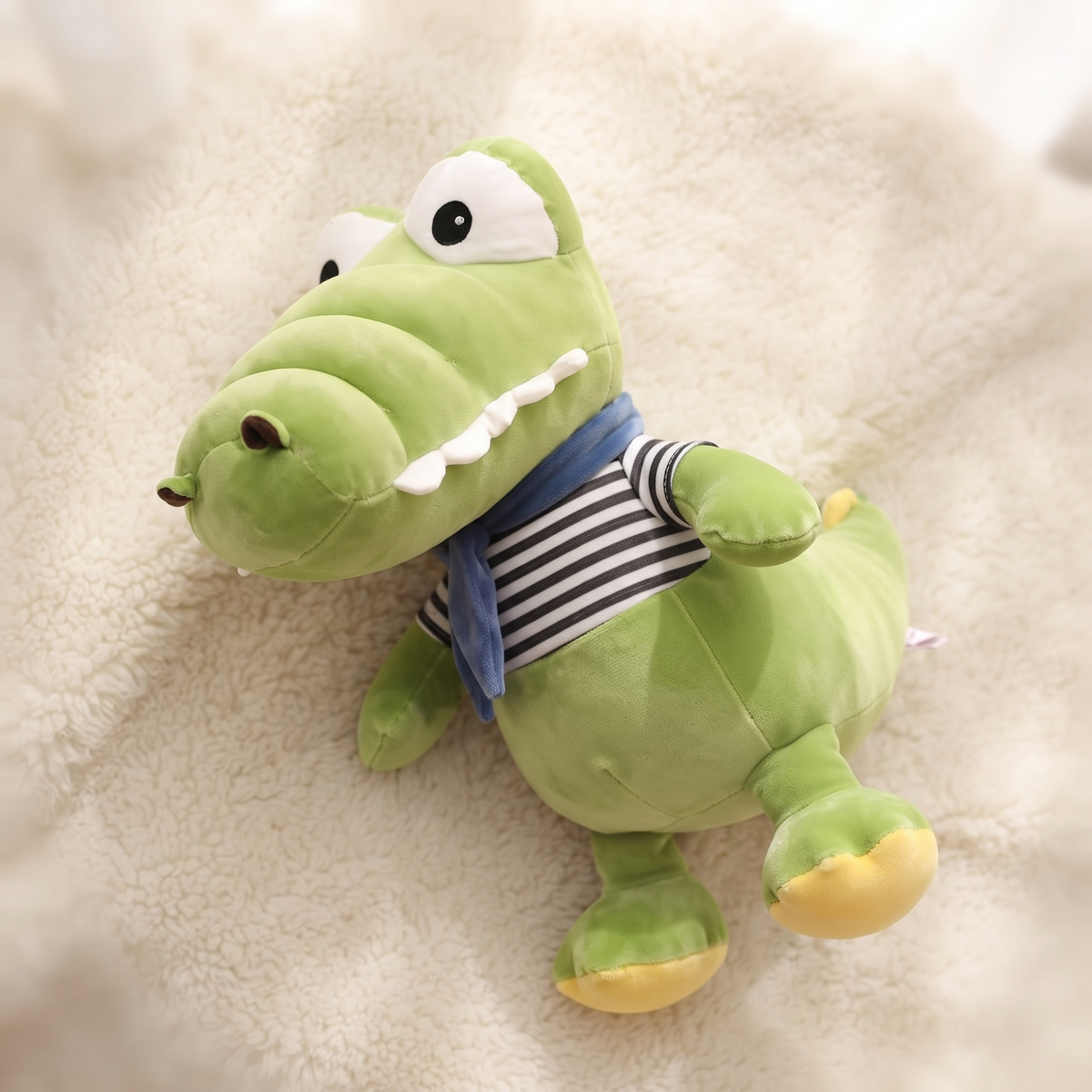Peluche Coccodrillo Marinaretto per Neonati - Dettaglio materiale