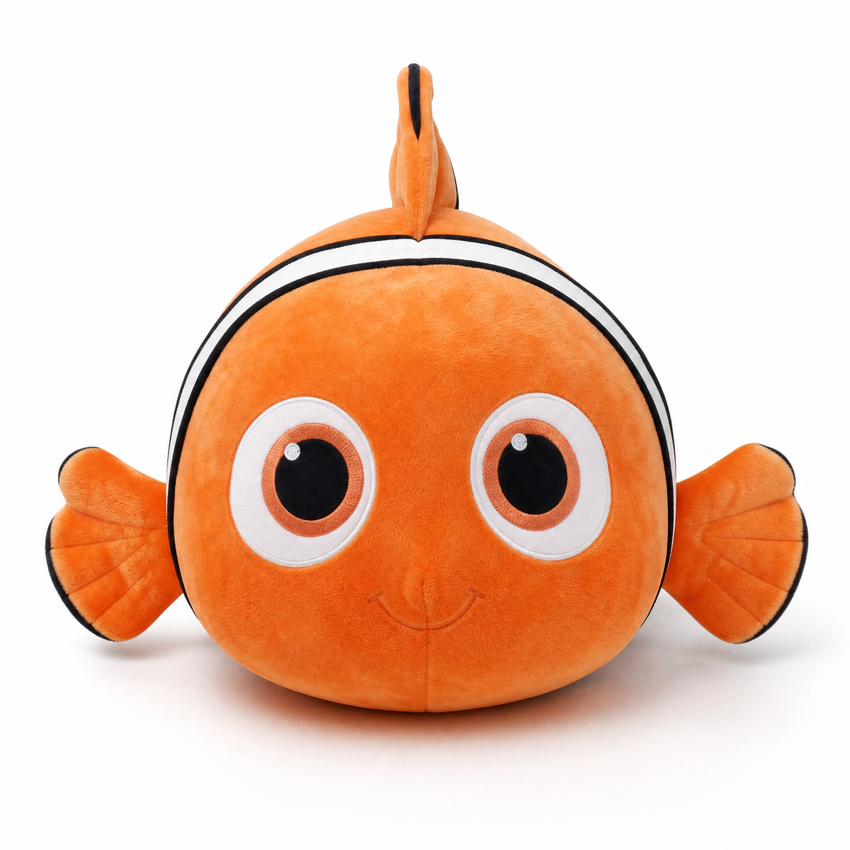 Peluche Gigante Pesce Pagliaccio Nemo 50 cm - Sfondo bianco frontale