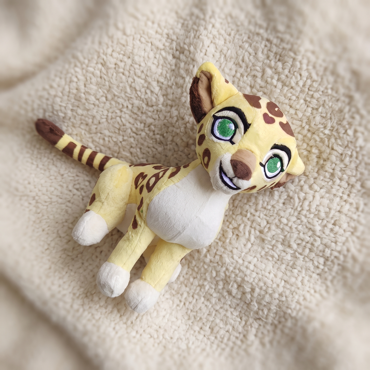Peluche ghepardo Fuli Il Re Leone 15cm - Dettaglio materiale