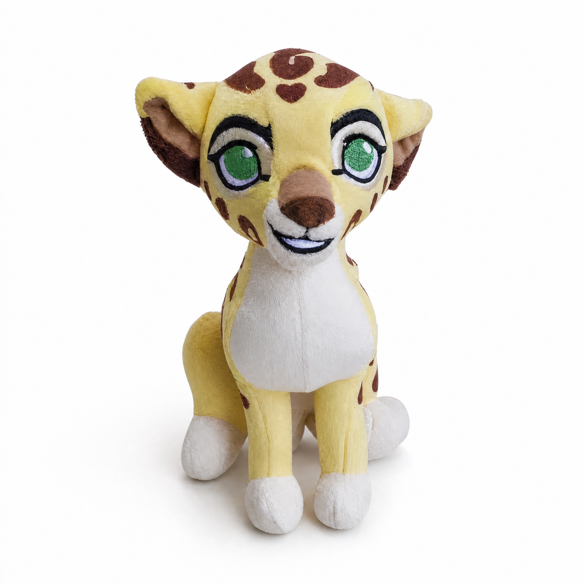Peluche ghepardo Fuli Il Re Leone 15cm - Sfondo bianco frontale