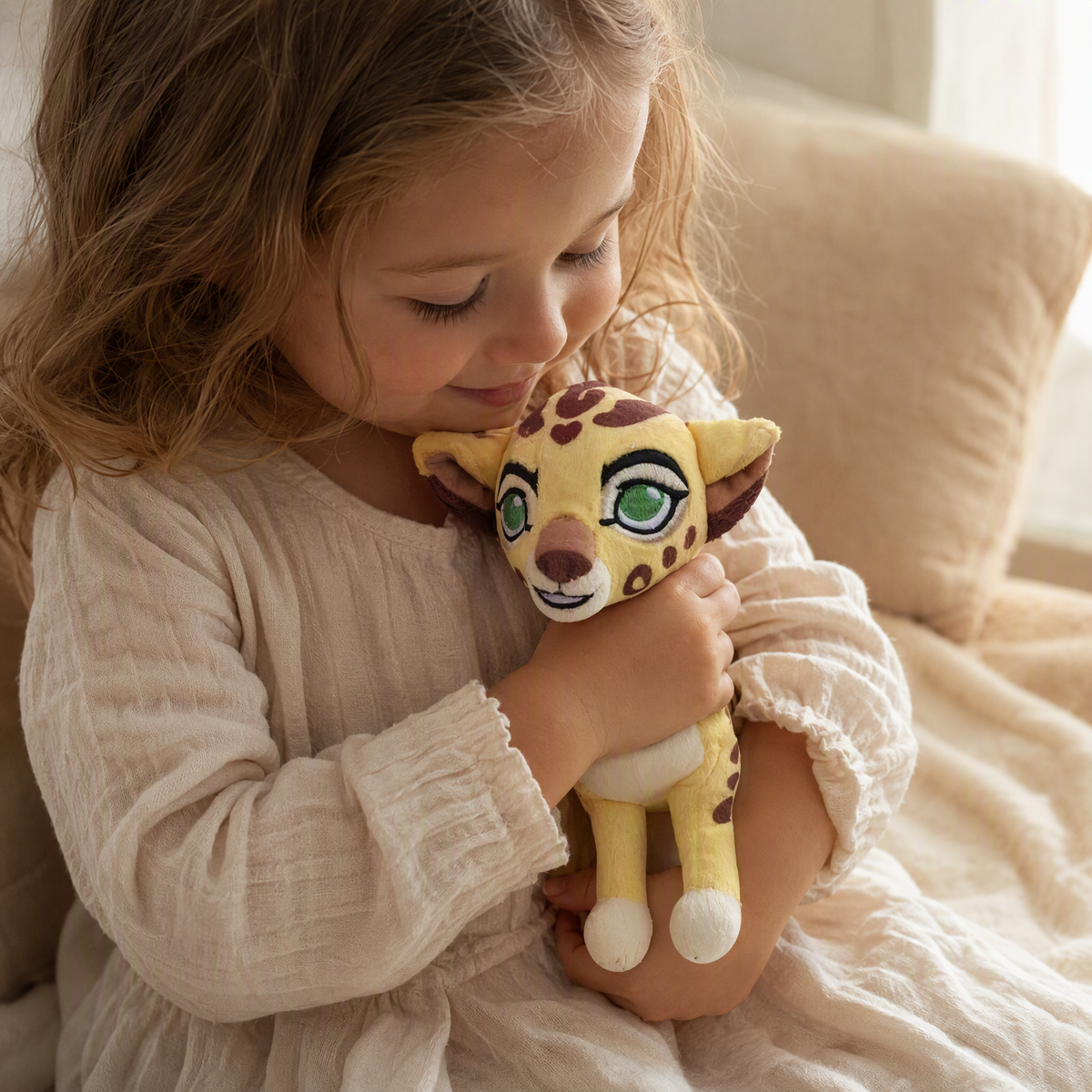Peluche ghepardo Fuli Il Re Leone 15cm - Utilizzo in ambiente accogliente