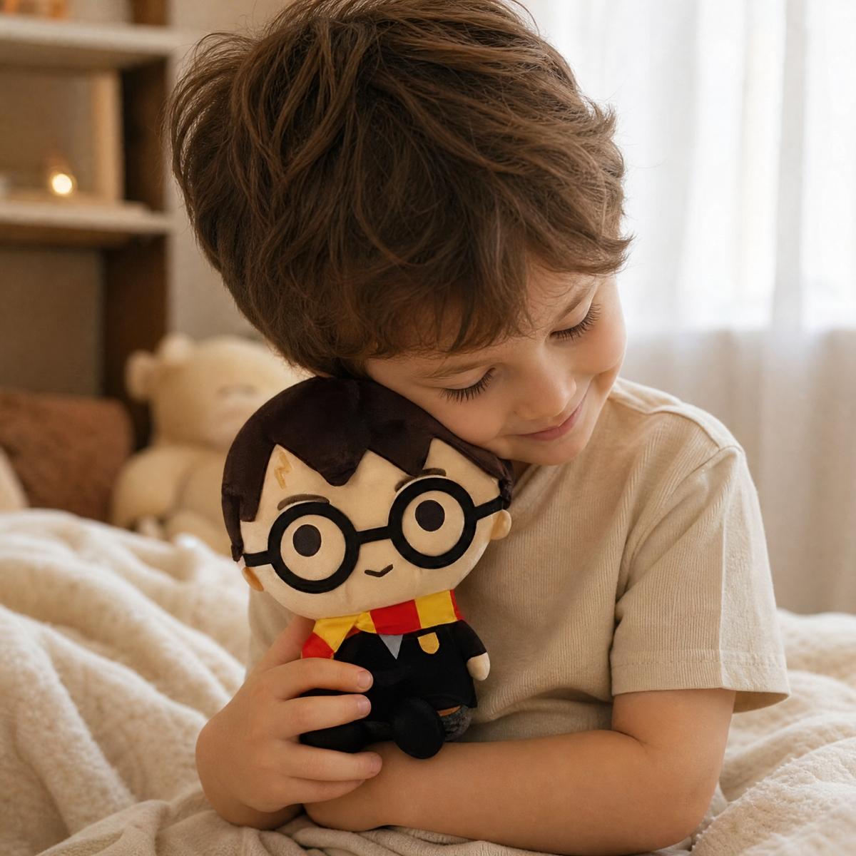 Peluche Harry Potter Grifondoro 30cm - Utilizzo cosy interno