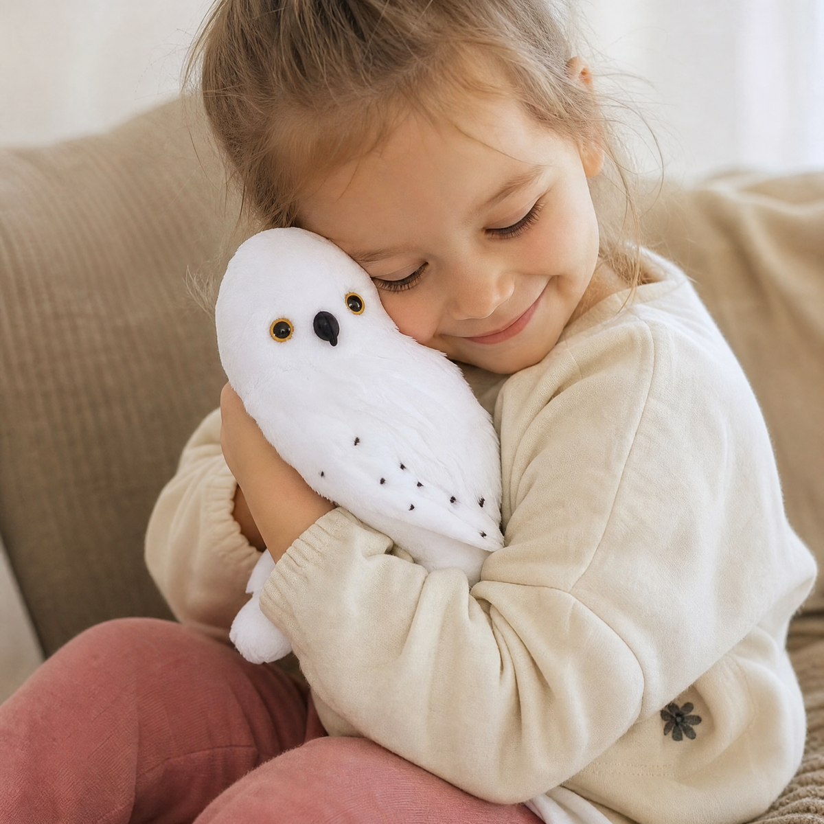 Peluche Hedwige Harry Potter Gufo Bianco 18 cm - Utilizzo cosy interno