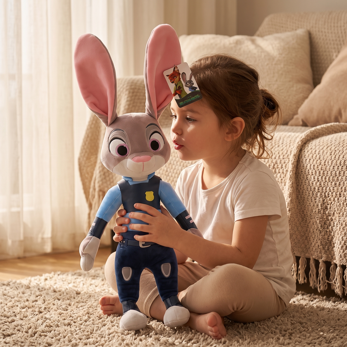 Peluche Judy Zootropolis Uniforme da Poliziotta - Utilizzo cosy interno