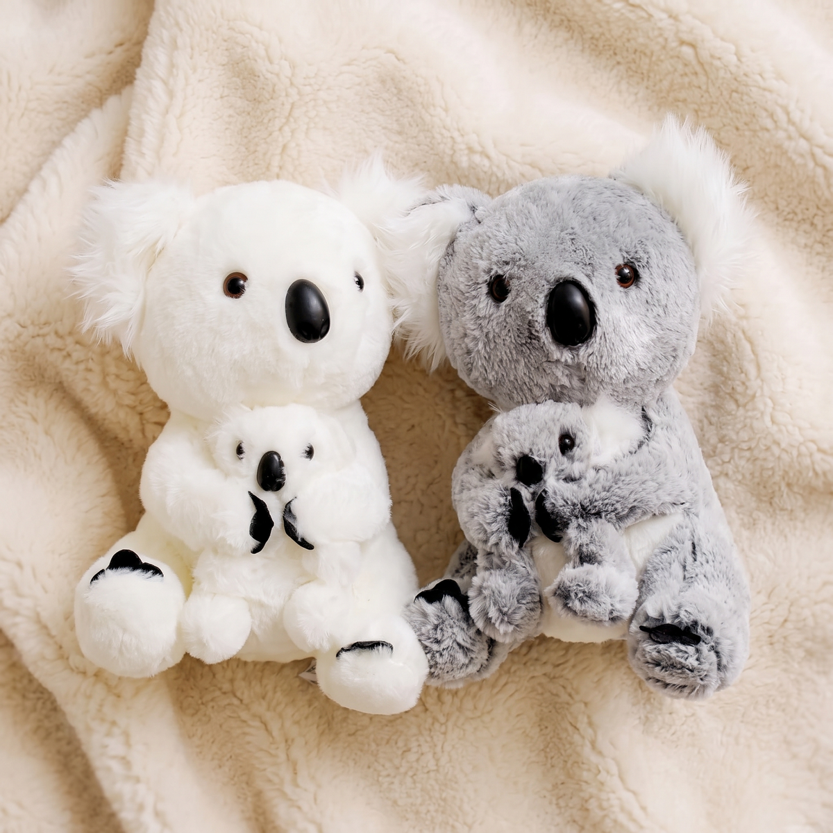 Peluche Koala con Cucciolo 28cm - Dettaglio materiale