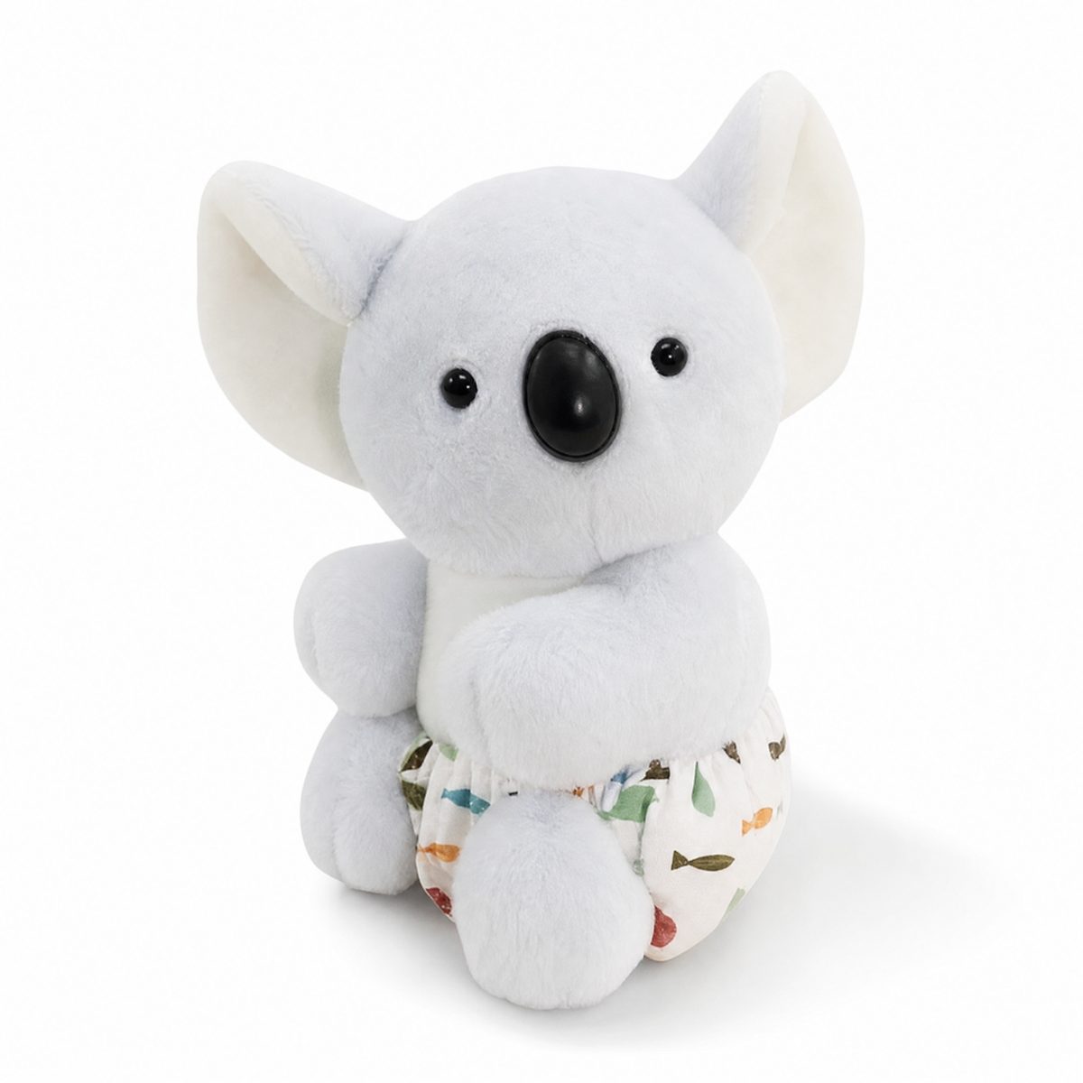 Peluche Koala Blu Kawaii 25 cm - Sfondo bianco frontale