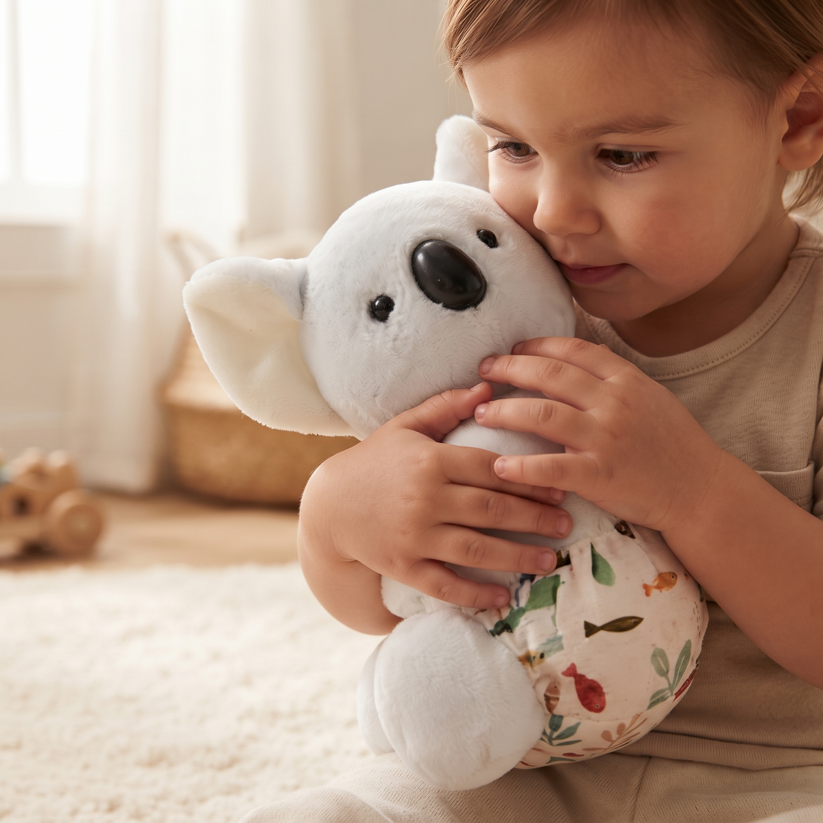 Peluche Koala Blu Kawaii 25 cm - Uso accogliente in interni