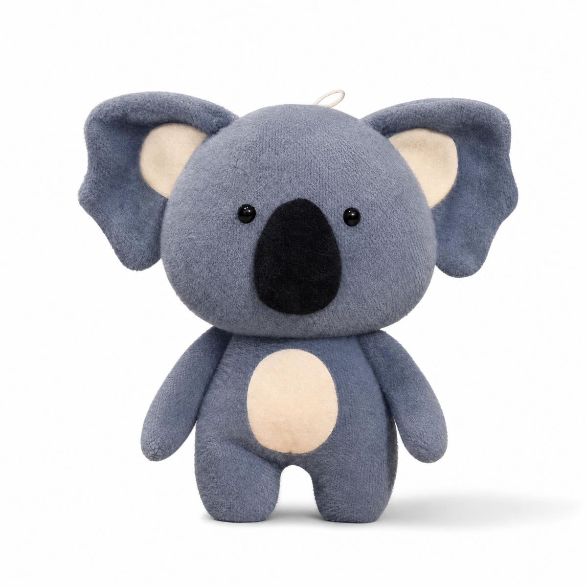 Peluche Koala in Lana Morbida - Sfondo bianco frontale