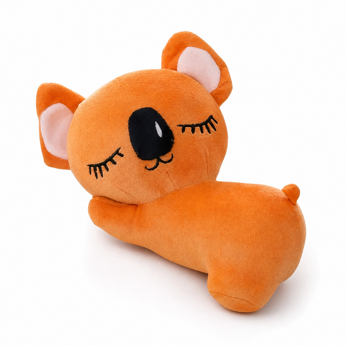 Peluche Koala Arancione Carino 20 cm - Sfondo bianco frontale
